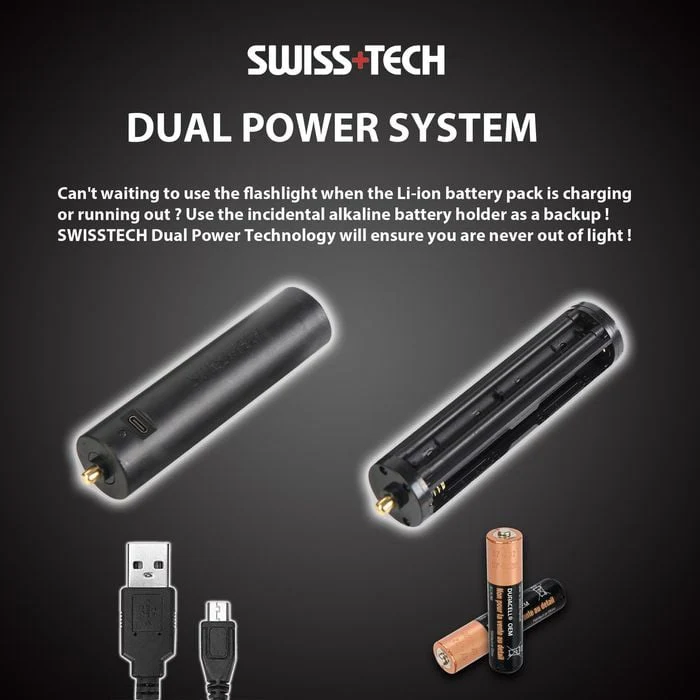 Drop Proof Rechargeable Torch - 3AAA - Image 5