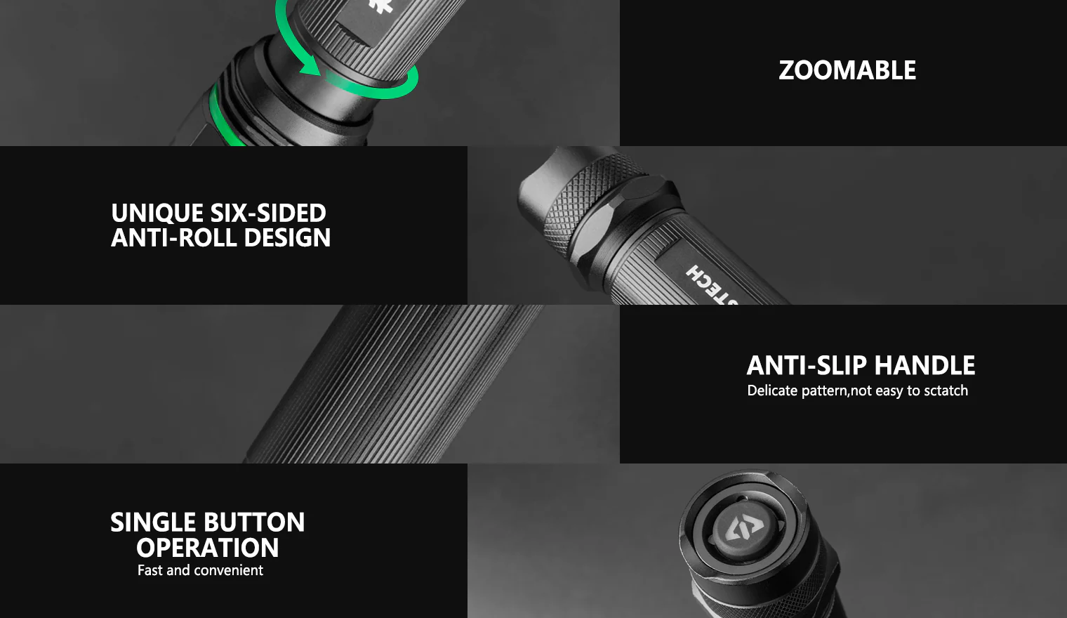 Swiss+Tech Zoomable Rechargeable Torch - Image 4