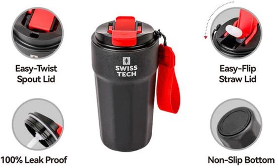 Swiss+Tech Thermal Mug 500ml - Image 4